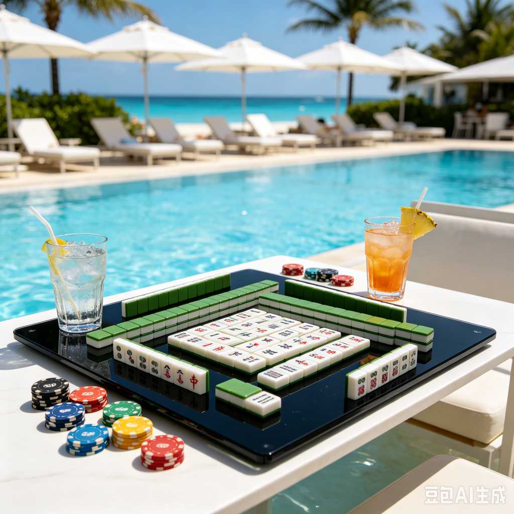 embossed mahjong set design