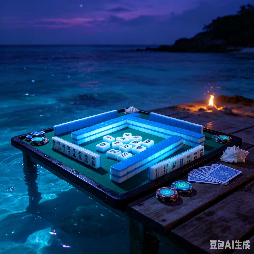 antique style mahjong set