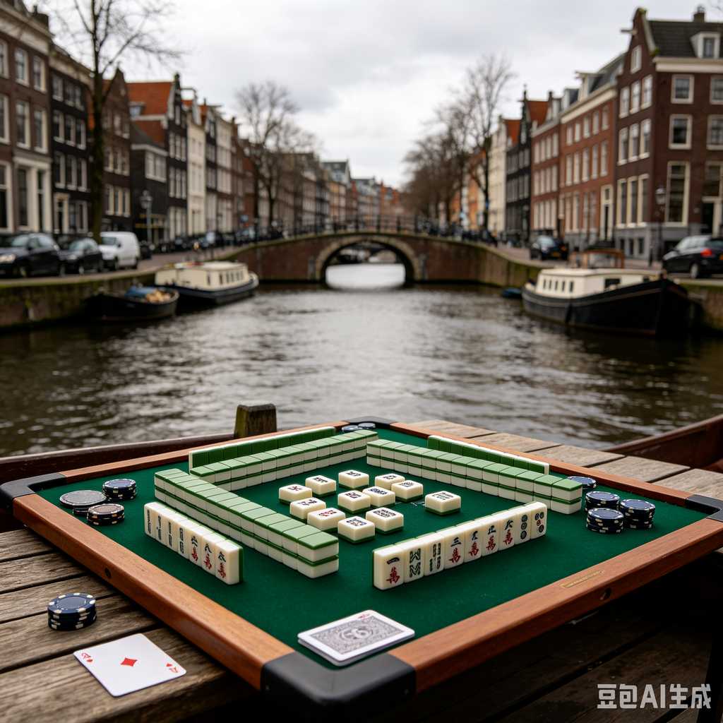 wood mahjong tiles