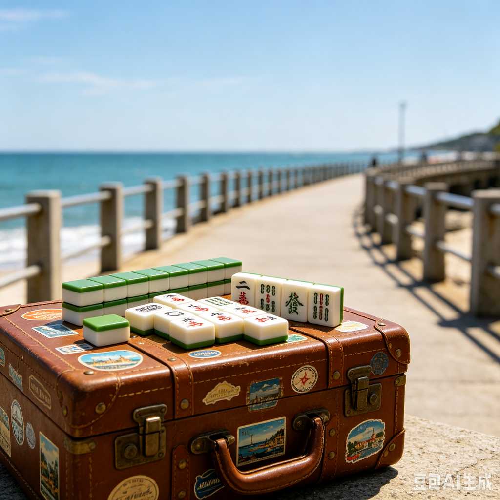 small portable mahjong set