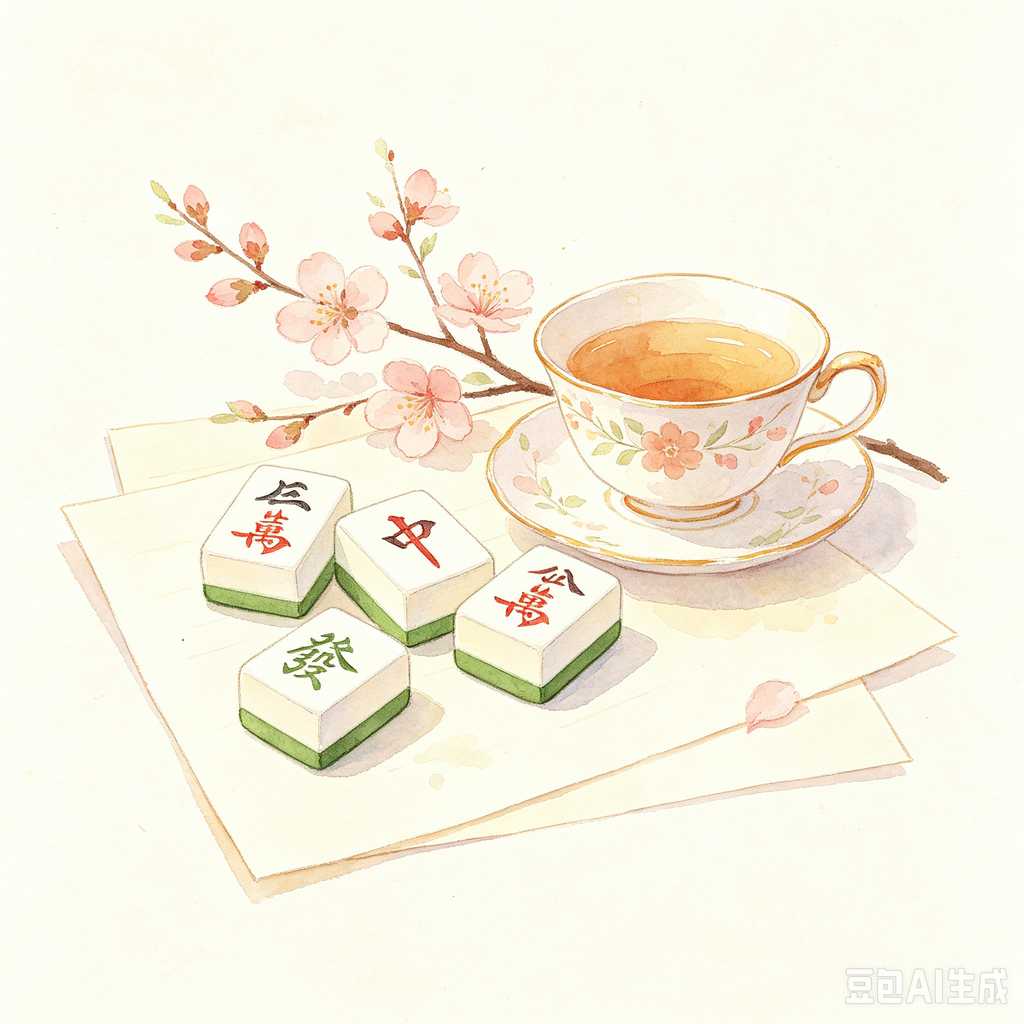 mahjong tile pushers and racks set