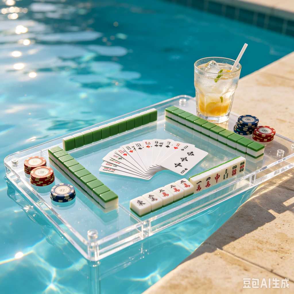 glossy mahjong tiles