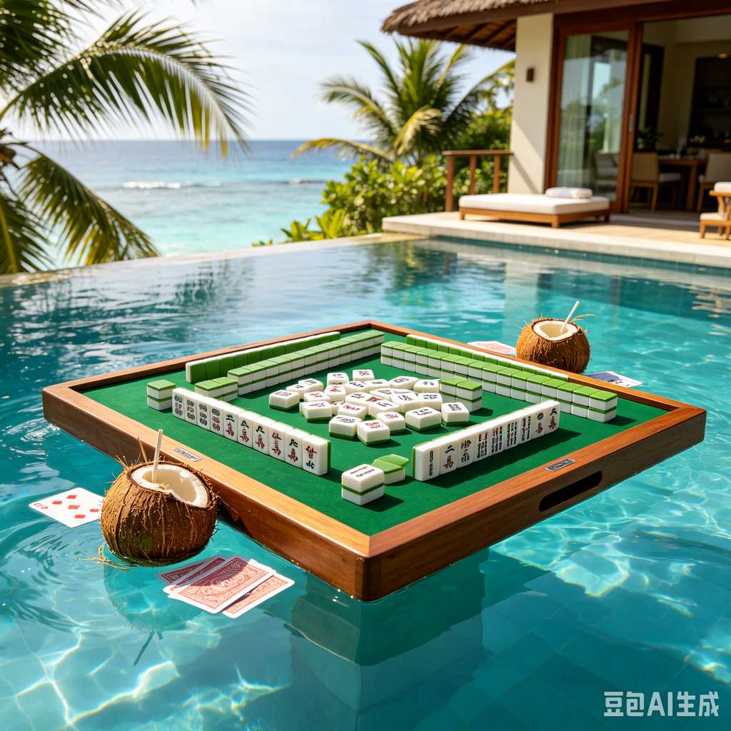 carved pattern mahjong set