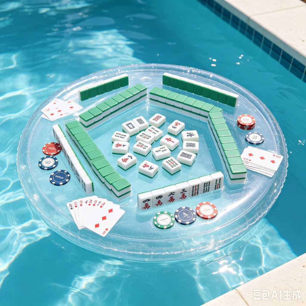 traditional color mahjong set